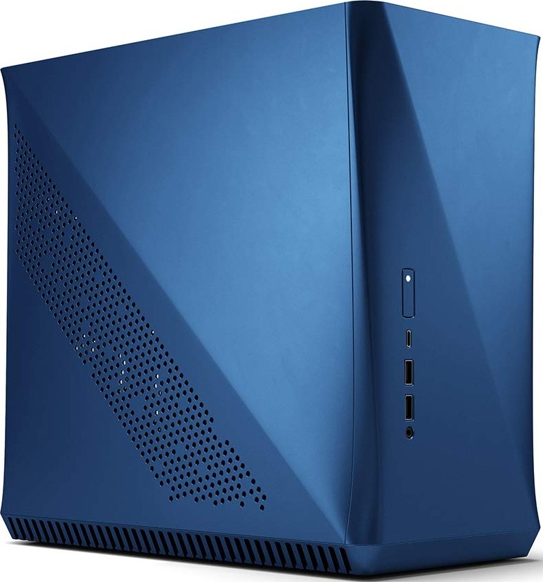 Fractal Design Era ITX Cobalt TG Compact Computer Case, Blue | FD 