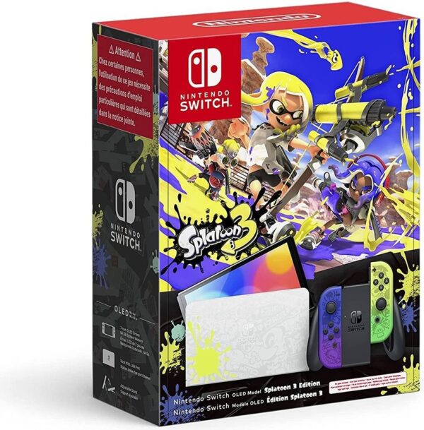 Nintendo Switch OLED Console - Splatoon 3 Edition, 7