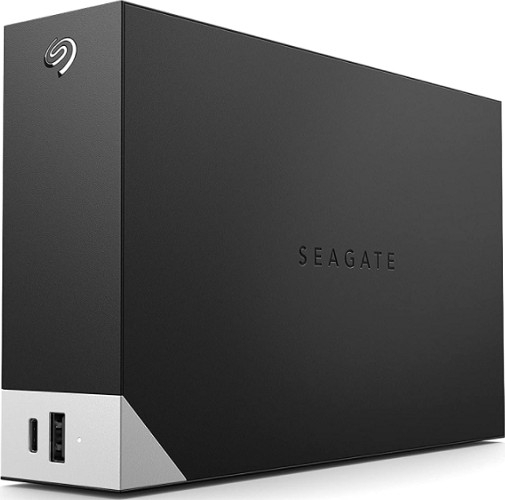 5dc1388c5272dba5e59d382de8b149a2-hi.jpg Seagate One Touch 12TB Desktop External Hard Drive, With Built-In Hub, USB-C and USB 3.0 Port, Compatible with Windows and Mac, Seagate Toolkit Backup Software Included, Black | STLC12000400 - Image 1