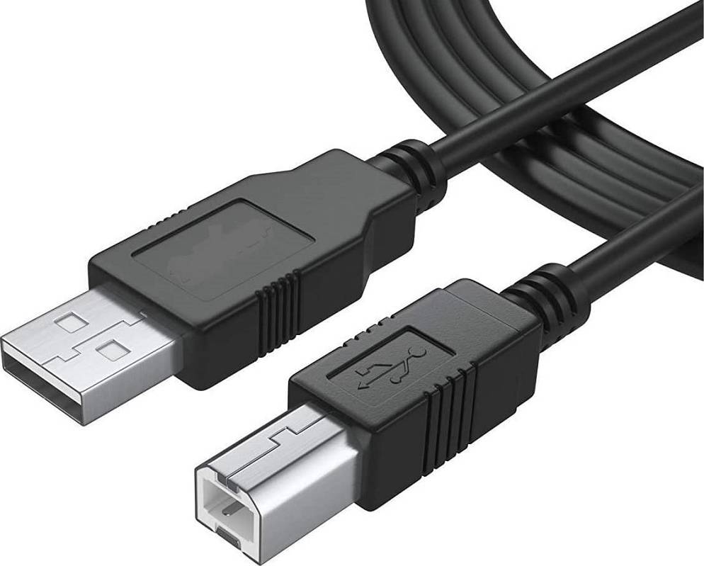 Zonixplay USB Type A Male to USB Type B Printer Cable, For All In One Printers, 10 Meter Length, Black | ‎ZP056