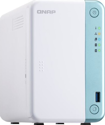6fd5a0d04832b465a55b8981d5ccafc1-hi.jpg QNAP TS-251D-2G 2-Bay NAS Enclosure, Intel Celeron 2.0 GHz Dual-Core CPU, 2GB DDR4 RAM, 2 x USB 3.1 Gen 1 + 3 x USB 2.0 Ports | TS-251D-2G - Image 1