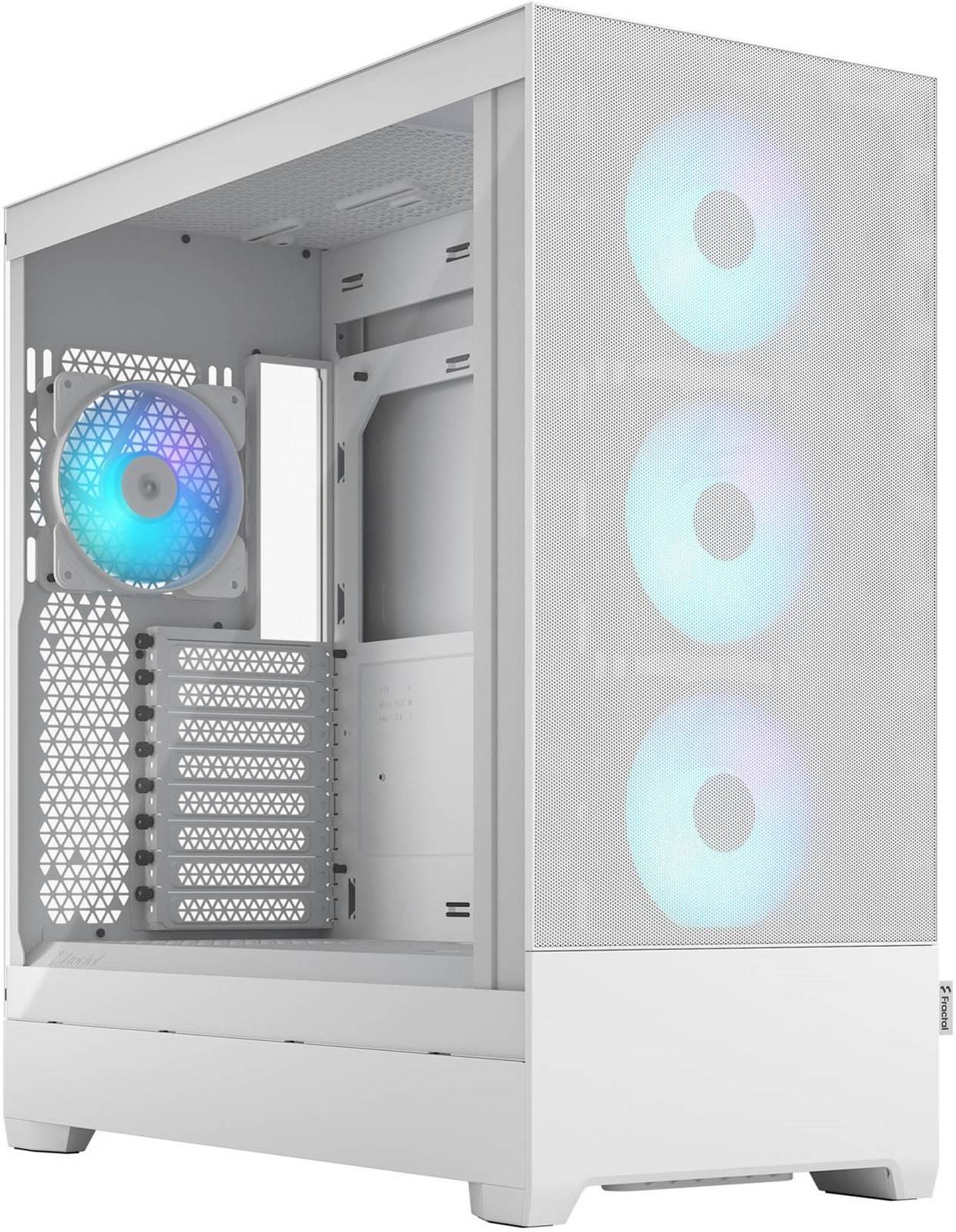 9e08392dd75a18f3143c5a37d58b95a4-hi.jpg Fractal Pop XL Air Full Tower E-ATX Gaming Case, Tempered Glass Left Side Panel, 6x 120mm Total Fan Mounts, 2x 5.25” Drive Mounts, Up To 360mm Radiator Support, RGB White | FD-C-POR1X-01 - Image 1
