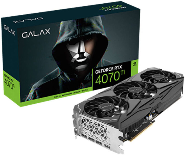 GALAX GeForce RTX 4070 Ti ST 1-Click OC Graphics Card, 12 GB GDDR6X 192 ...